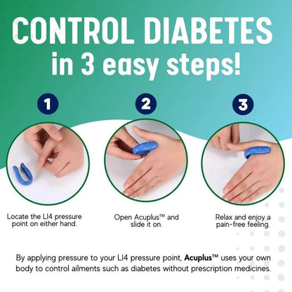 Sugar Control LI4 Acupressure Point Clip (𝐁𝐮𝐲 1 𝐆𝐞𝐭 𝟭 𝐅𝐫𝐞𝐞)