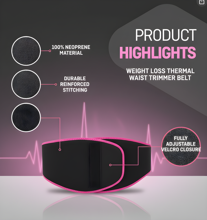 Adjustable Waist Trimmer Belt for Faster Fat Burn